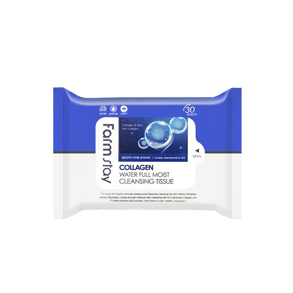 Farmstay Collagen Water Full Moist Cleansing Tissue