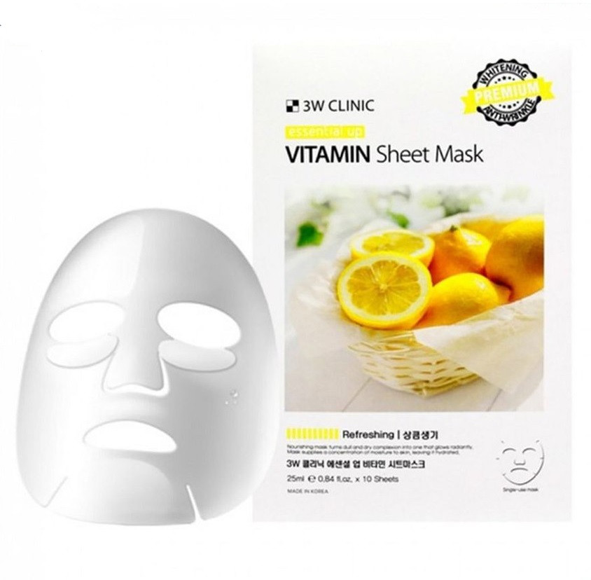 3W Clinic Essential Up Vitamin Sheet Mask