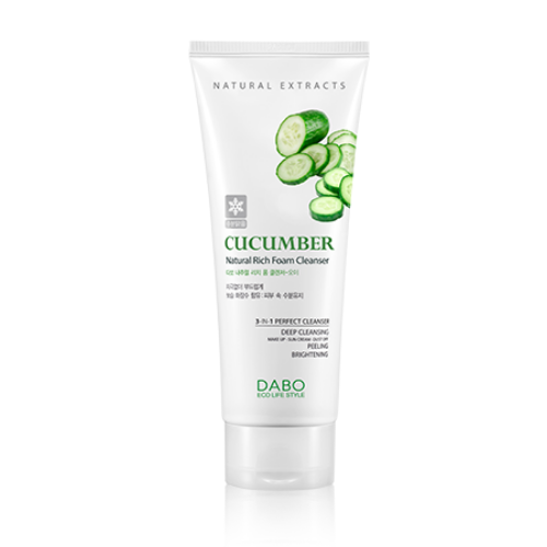 DABO Cucumber Natural Rich Foam Cleanser